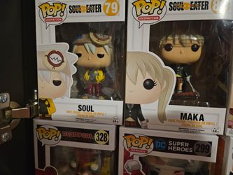 Funko Pop Soul Eater Soul #79 and Maka #80