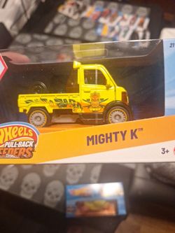 Mighty K Hotwheels pull back speeders