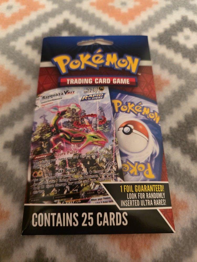 Pokemon Trading Card Game Pack Contains 25 Cards 1 Foil Guaranteed UNOPENED