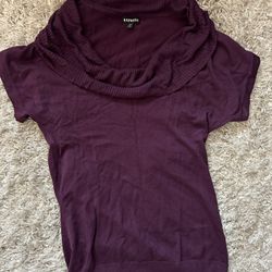 Purple short sleeve shirt