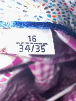 Bugatchi Men’s dress shirt like new size 16 34/35  wore once amazing shirt still like new 75
