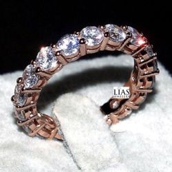 New 18k Rose Gold Wedding Ring Wedding Band 