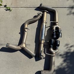 AWE Track Edition Catback Exhaust w/ Diamond Black Tips 2022-2025 WRX