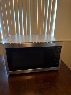 Panasonic stainless steel microwave