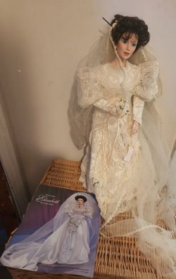 Collectible Porcelain Ceramic Bride Doll