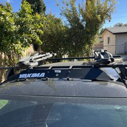 Yakima Roof Rack Set 2 Frontloader Bike Racks With Locks And Keys!