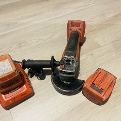 22-Volt NURON AG 4S ATC/AVR Lithium-Ion 5 in. Cordless Brushless Angle Grinder 