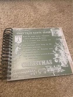 Christmas chipboard scrapbook