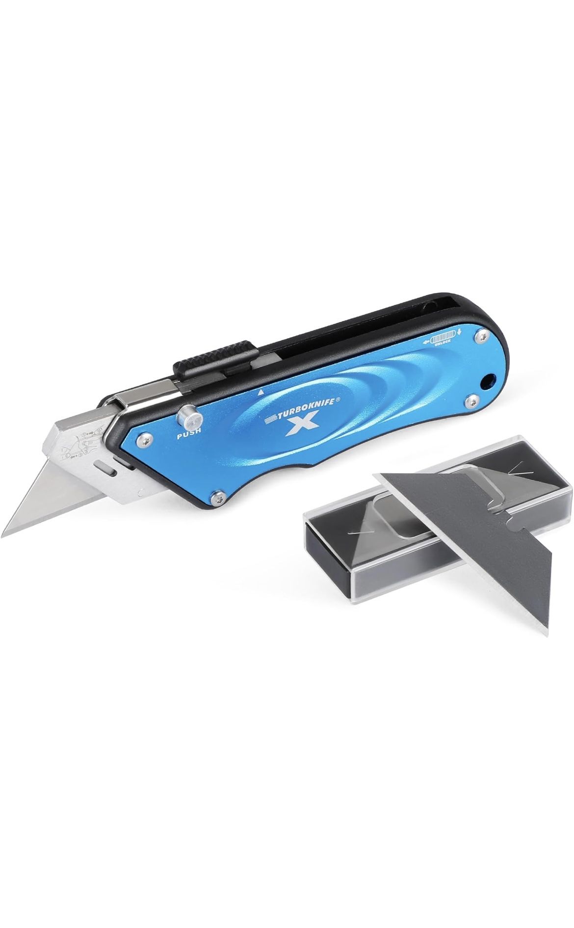 Olympia Tools Turboknife X Utility Knife 33-134, Blue