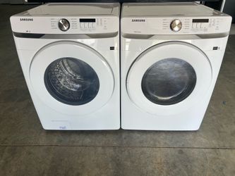 Samsung Front Load Washer & Dryer Set – High Efficiency • Modern White Finish ✨