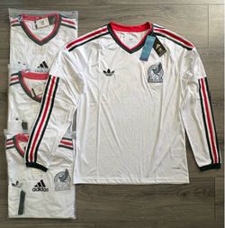Team Mexico World Cup White long Sleeve jersey