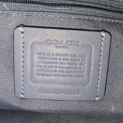 Pre.Owned  Vintage COACH BlueSwade&Leather  