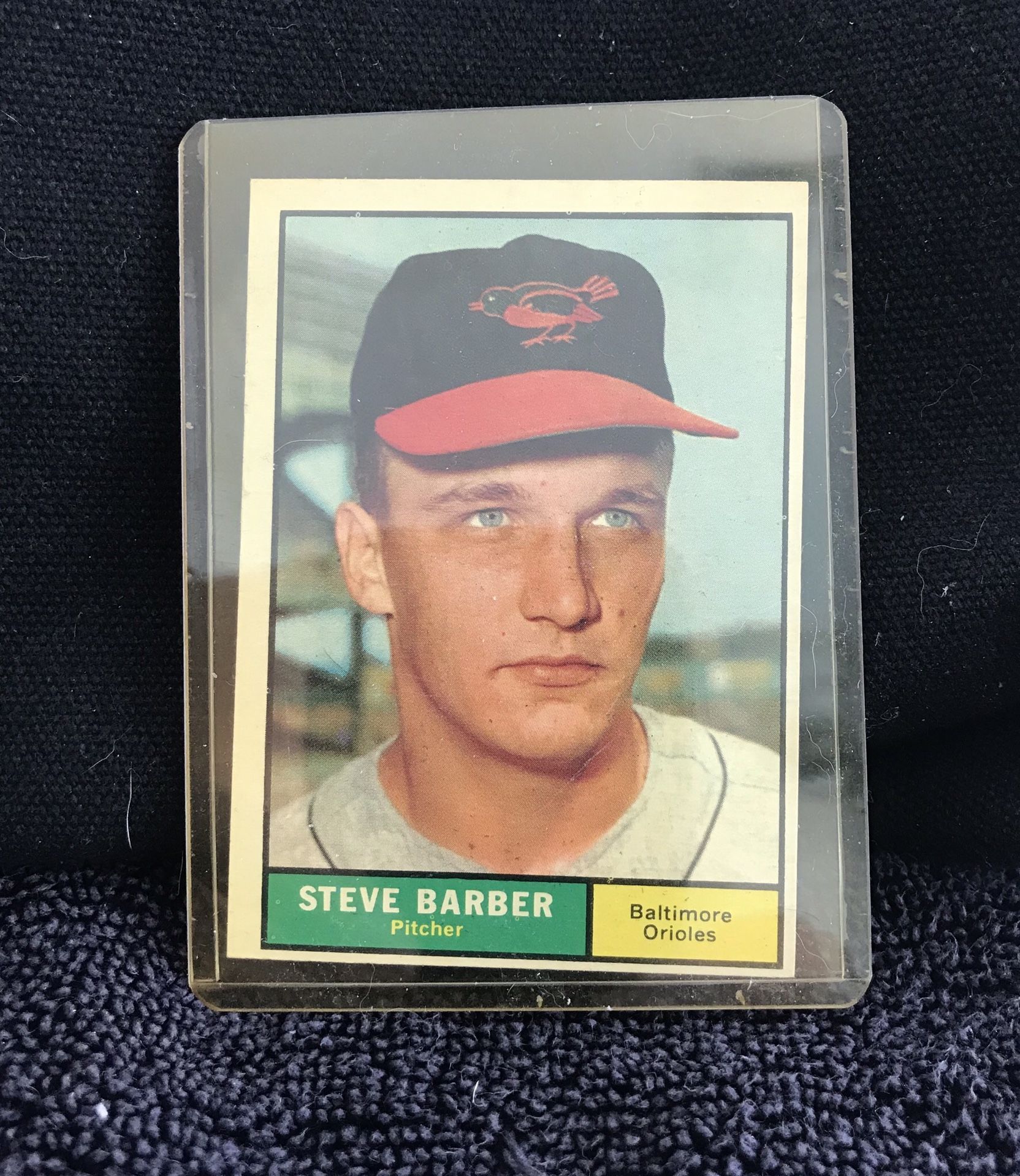 Steve Barber Baseball Card