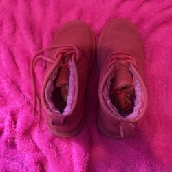 Reddish Pink Uggs size 9