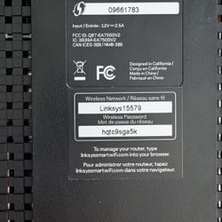 Linksys EA 7500 Router