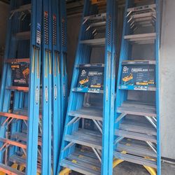 8ft fiberglass ladder in good conditions $140 each