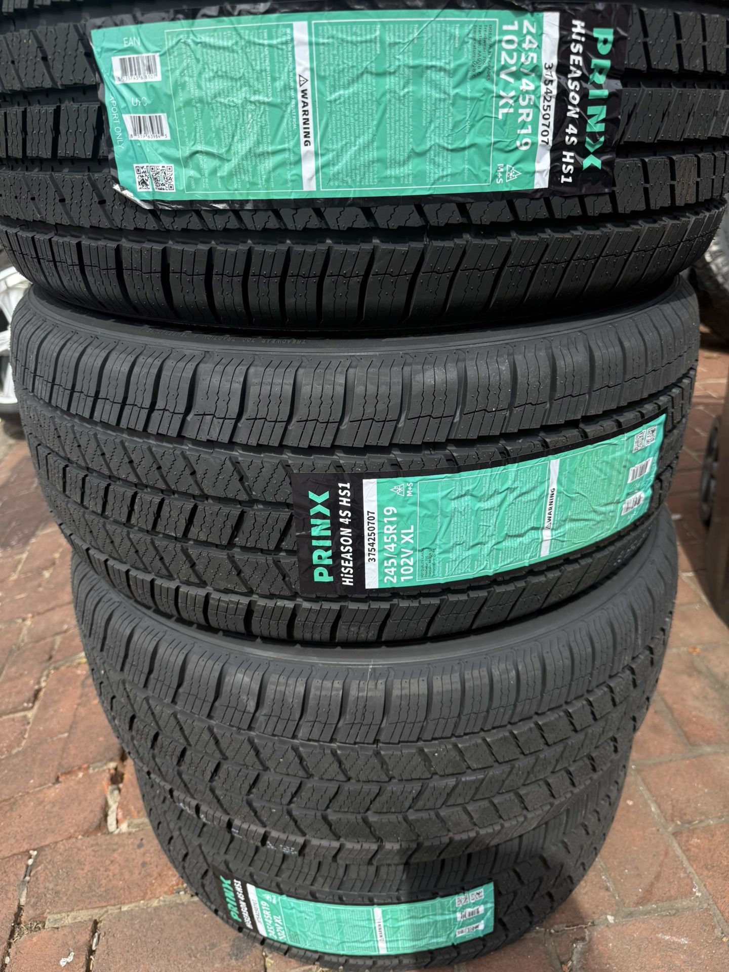 245-45-19 All 4 new tires mounted and balance included!! call for size