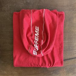 SUPREME Stripe Hooded Long Sleeve Sweater / Shirt 