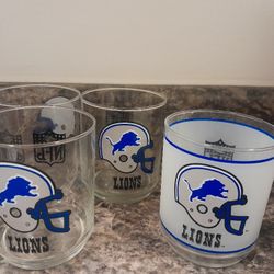 detroit lions glasses 