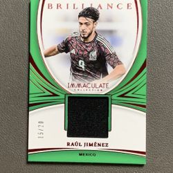 Raul Jimenez 2024-25 IMMACULATE Brilliance Jersey /20