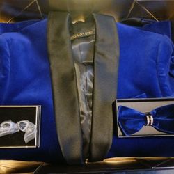 Tuxedo Jacket w/ Cufflinks And Bow Tie