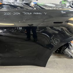 2020-2021-2022-2023-2024 TESLA MODEL Y LEFT REAR DOOR OEM USED #9143