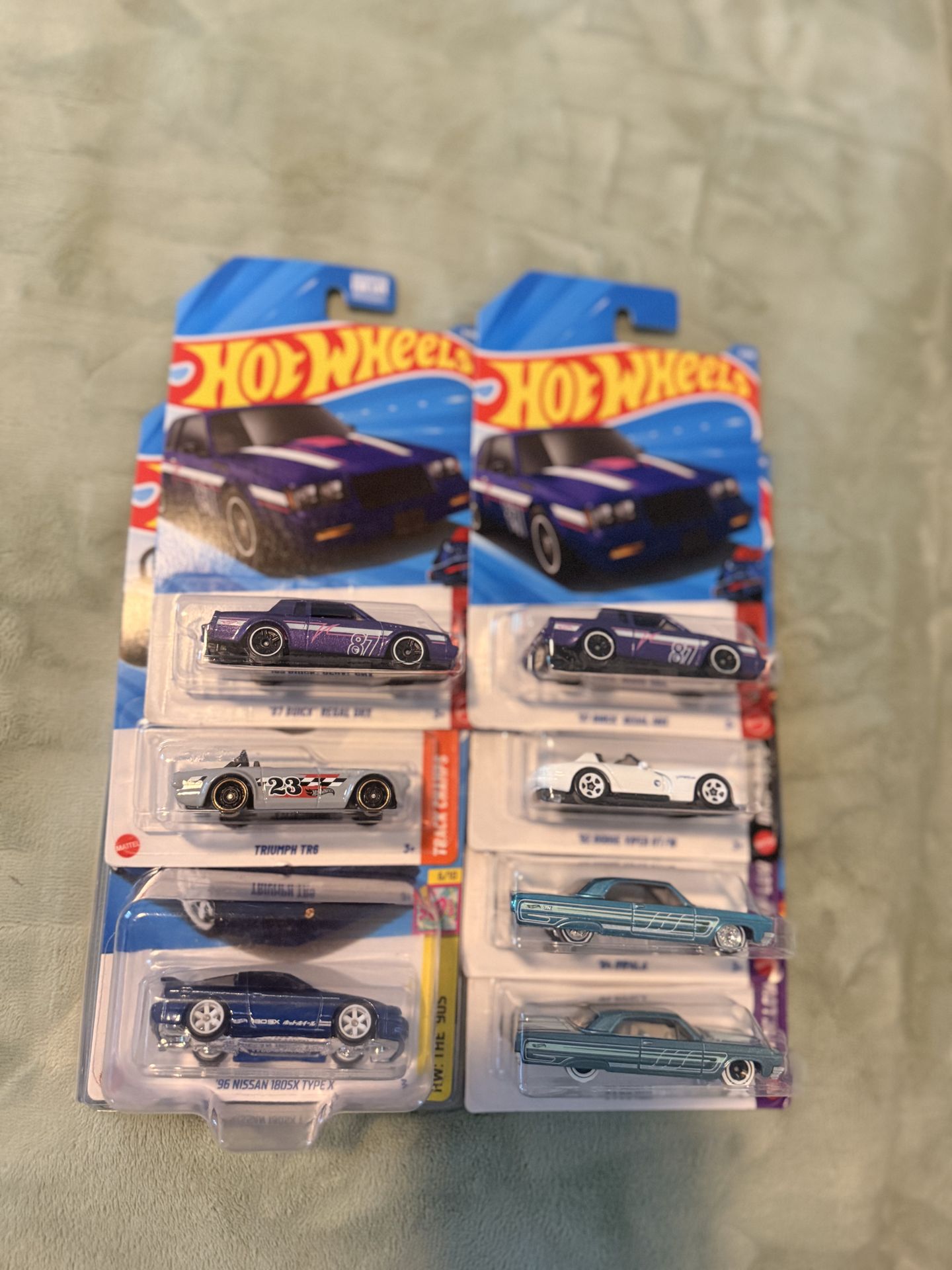 SuperTreasure Hunt Car Lot 86 Nissan 180SX 64 Impala 92 Dodge Viper RT/10