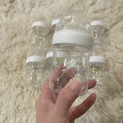 9 Nuk Baby Bottles 