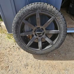 Rims  and  tires 285 45 22  6 lug for  chevy