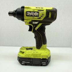 RYOBI P235AVN 18V ONE+ 1/4" CORDLESS IMPACT DRIVER W/ 2AH BATTERY (CMP131355)