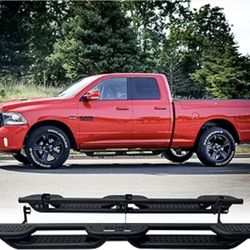 Drop Down Side Step Bars Running Boards Compatible with 2009-2024 Dodge Ram 1500 Quad Cab (19-24 Classic ONLY) and 2010-2024 Dodge Ram 2 4500 