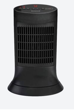 Honeywell - Digital Ceramic Compact Tower Heater - Black