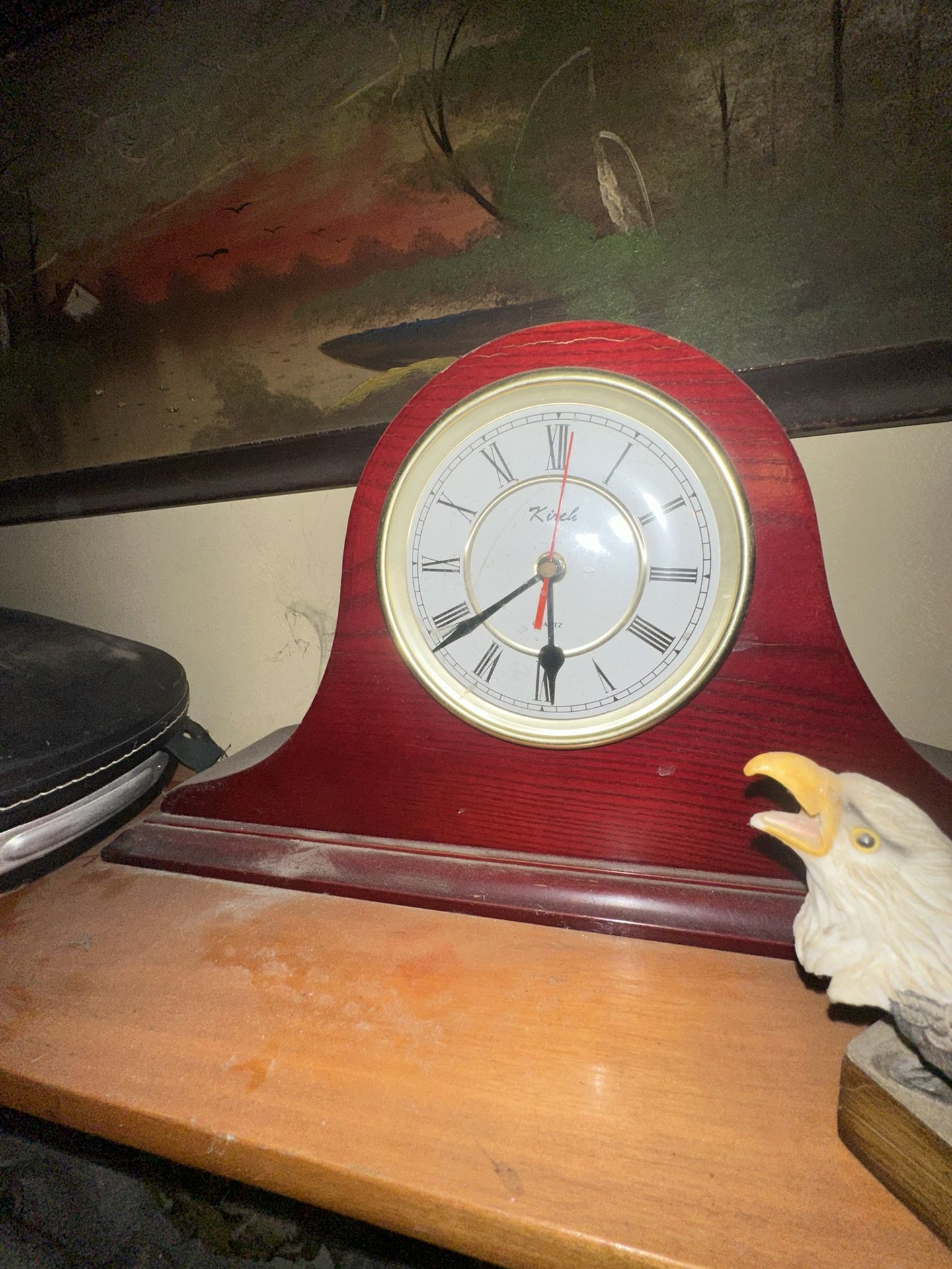 Antique Kirch Quartz Mantel Clock