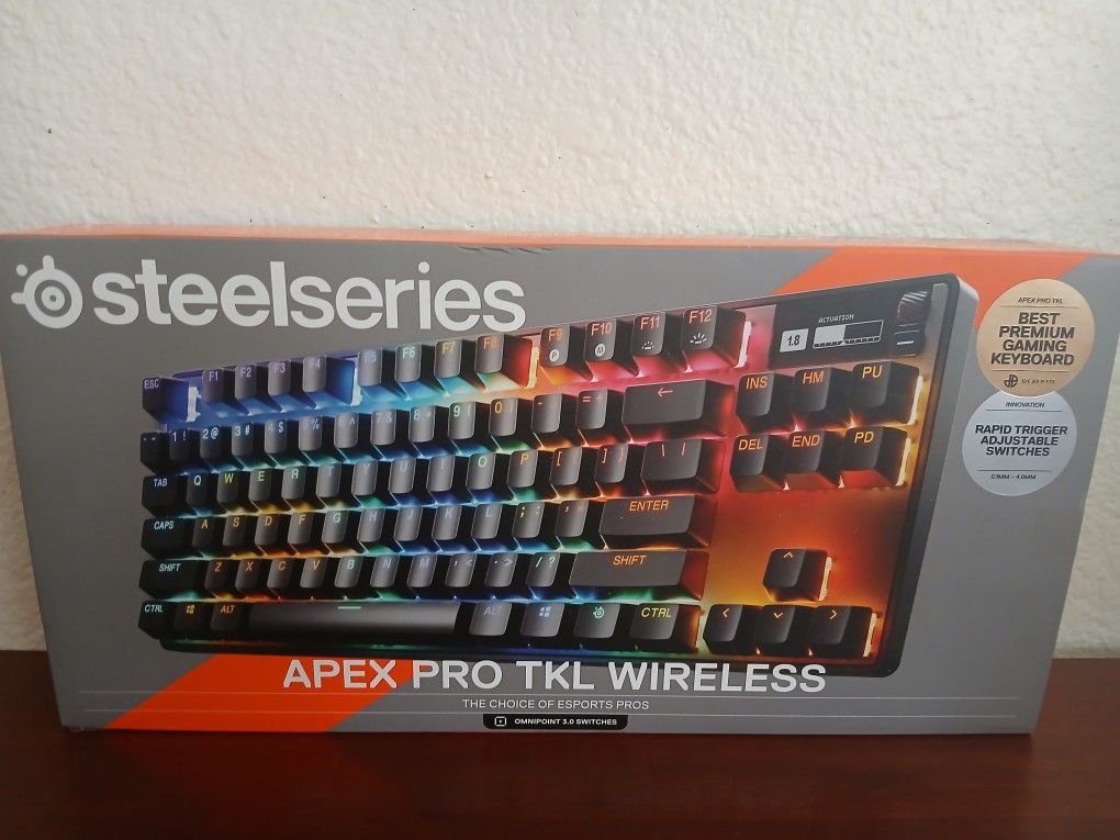 SteelSeries Apex PRO TKL Wireless Gen 3 OmniPoint 3.0 HyperMagnetic Switches
