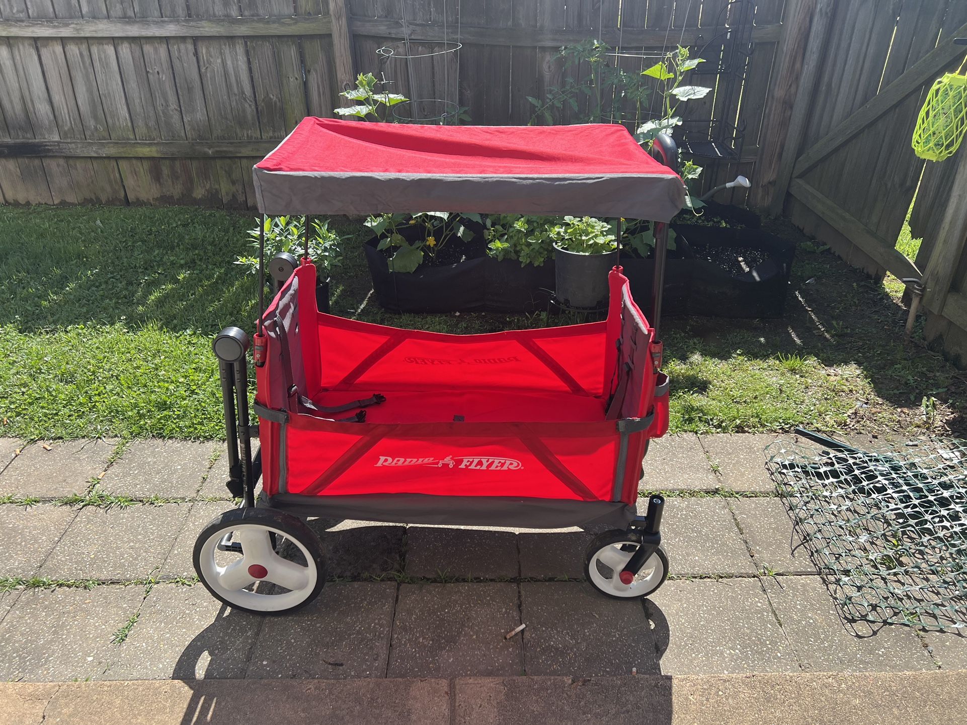 Radio Flyer Convertible Wagon With Canopy