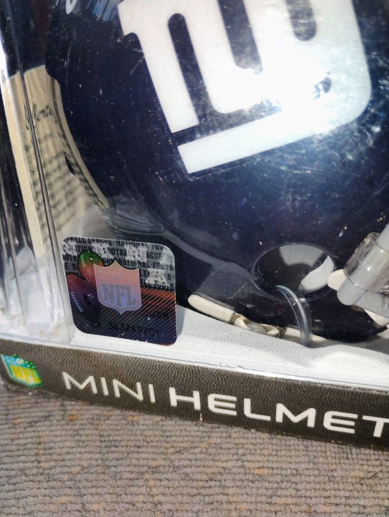 Tittle Signed And Papered Mini Helmet