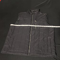 Orvis Vest Mens Medium Black Quilted Classic Collection