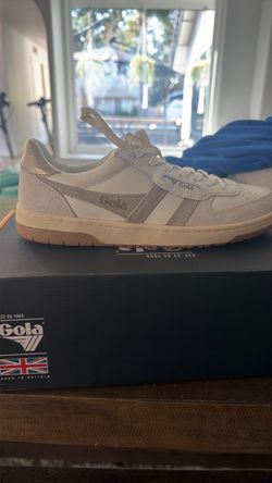Gola Low-Top White Sneakers with Box