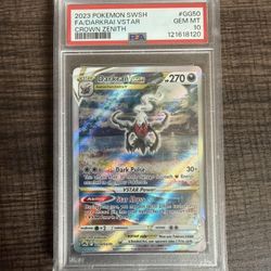 Darkrai VSTAR #GG50 Crown Zenith PSA 10