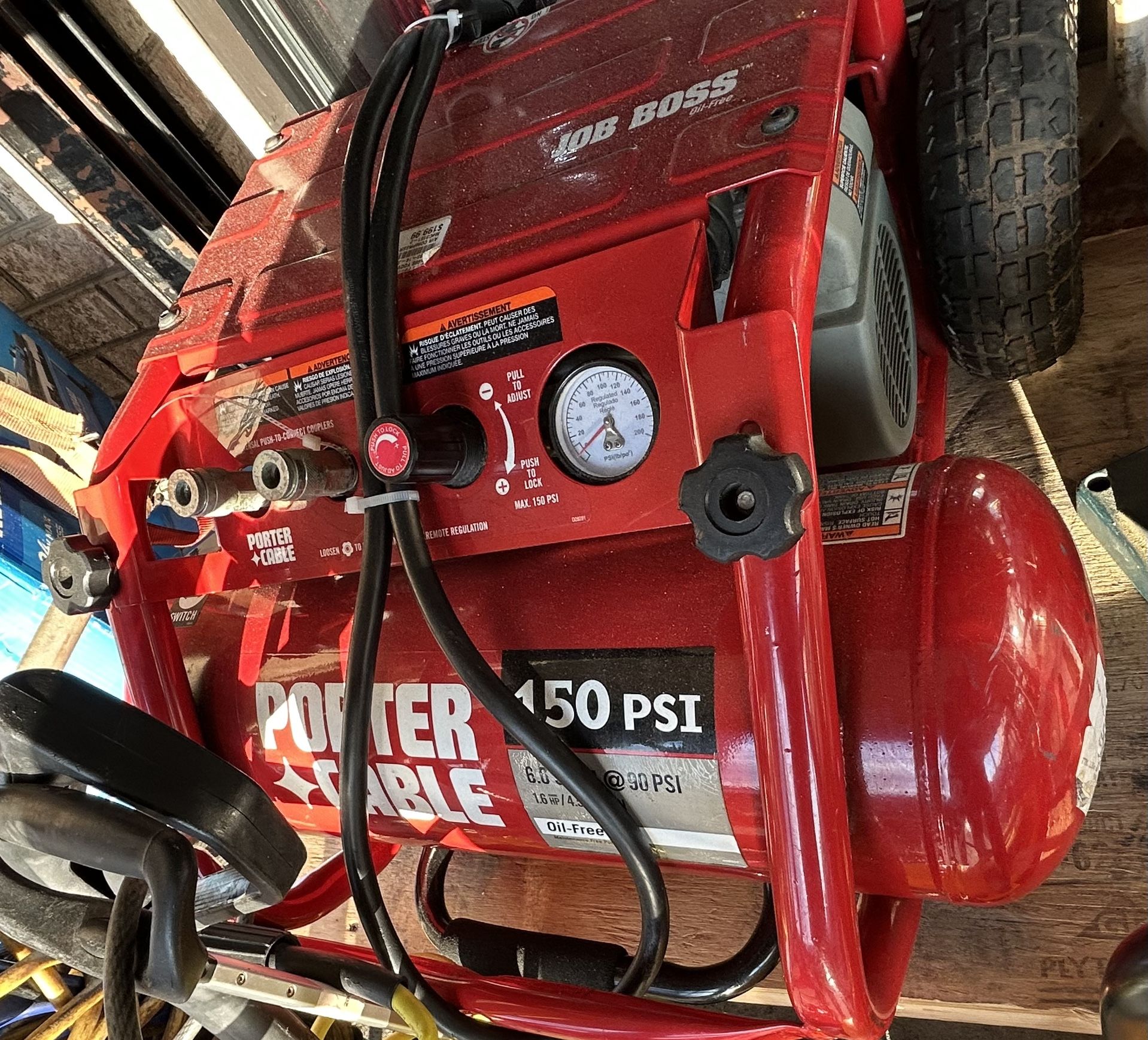 Porter Cable air compressor $199.99