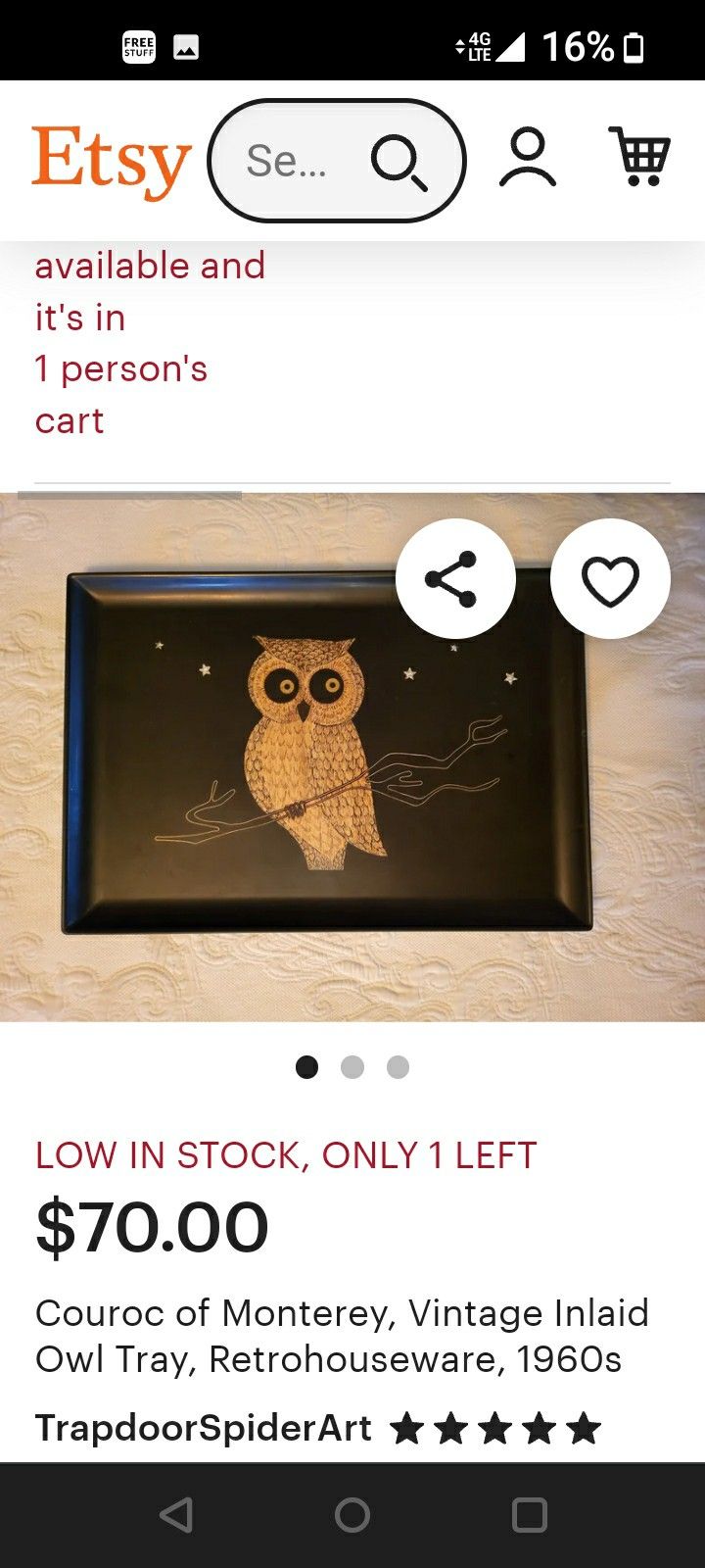 Owl Tray