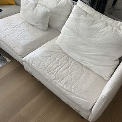 IKEA Furniture: Soderhamm Couch/Ottoman, Hovet, Stockholm Mirror, Tobias Chair