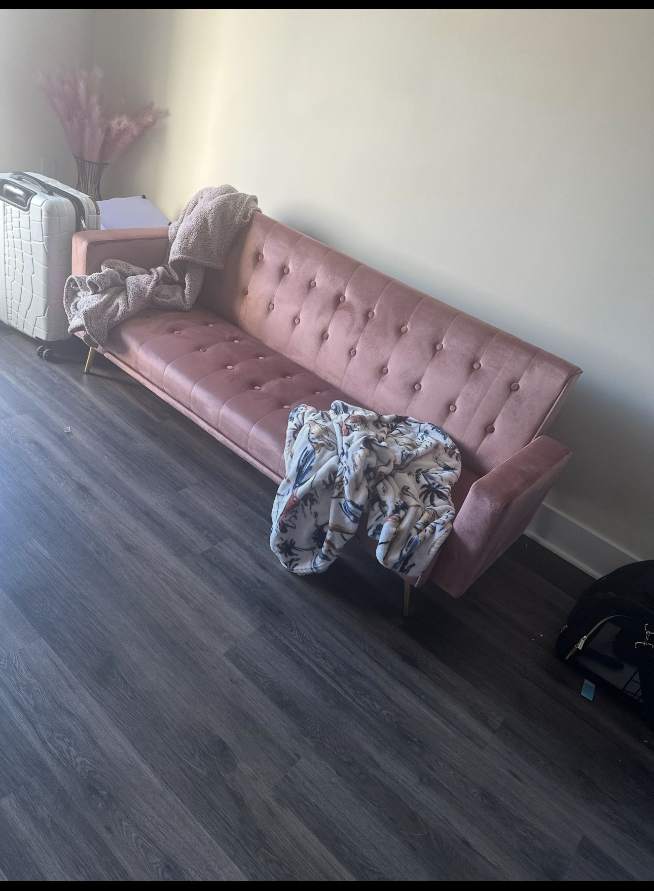 Wayfair Amalyn Velvet Reclining Sleeper Sofa