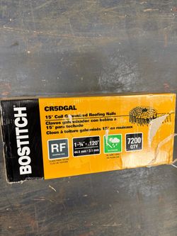Bostitch CR5DGAL 15° Coil Galvanized Roofing Nails
