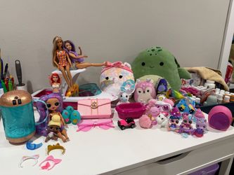Huge Toy Lot – Barbie, LOL, Squishmallows & More