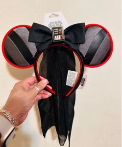 NEW Disney Star Wars Darth Vader Minnie Ears Headband