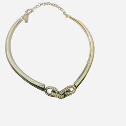 WHBM PAVÉ LINK COLLAR NECKLACE