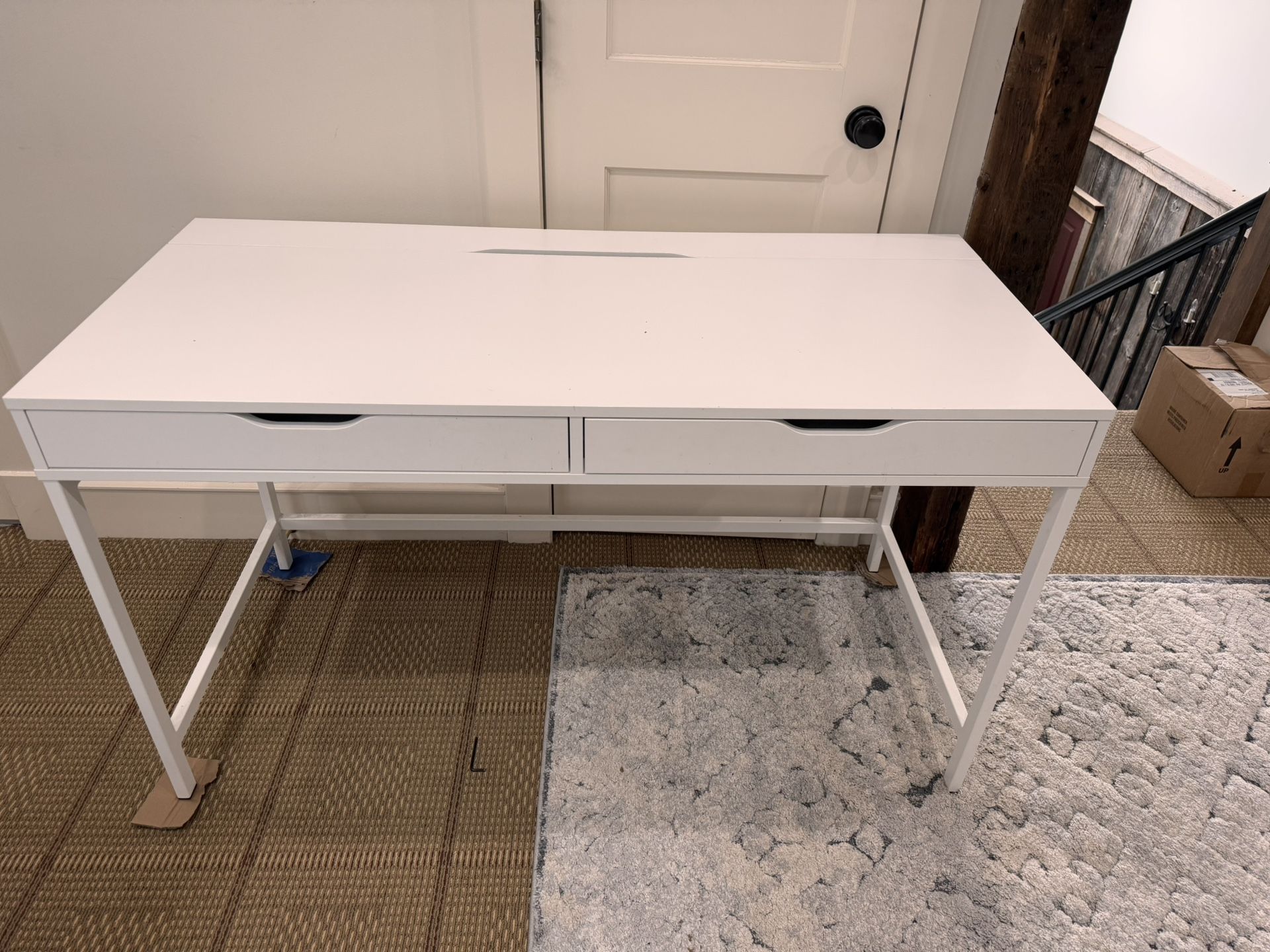 White IKEA Desk, Great Condition