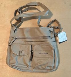 Jaclyn Smith leather shoulder bag NEW WITH TAGS