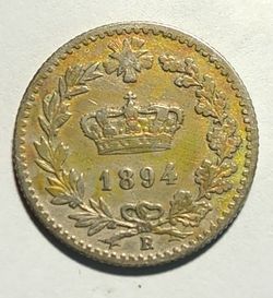 Italy , 20 Centimes, 189a